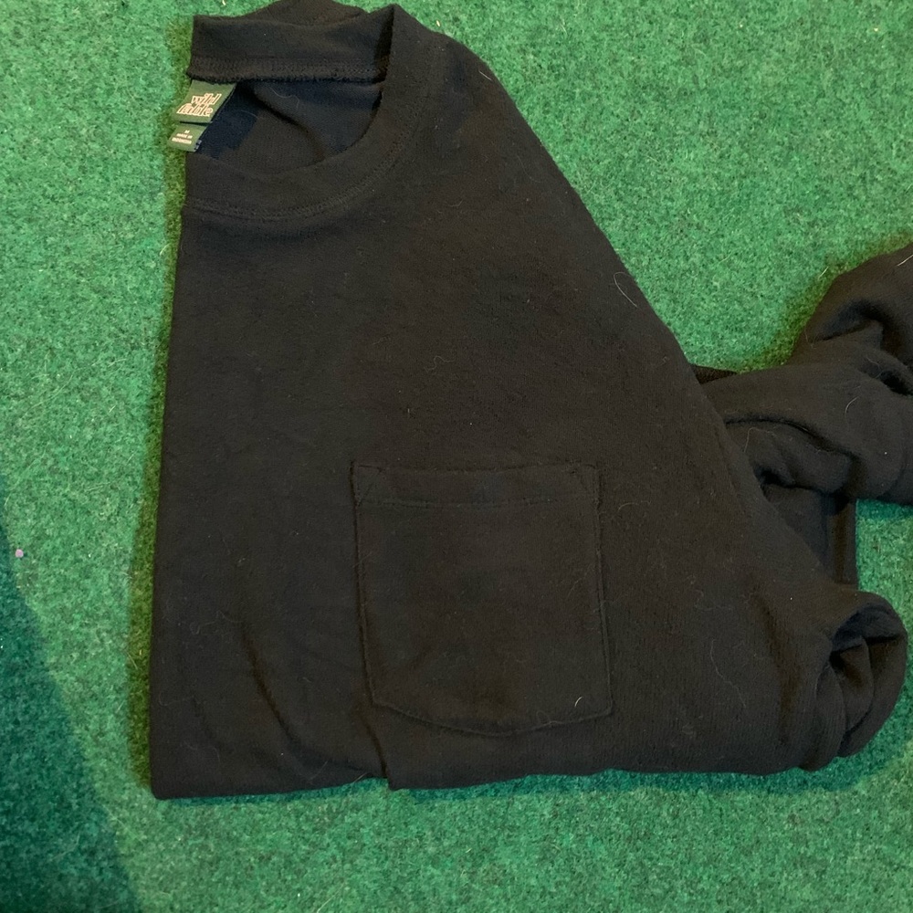 Black long sleeve shirt